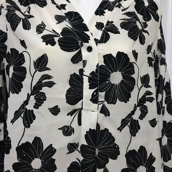 Icone Simons Floral Longsleeves Blouse Top XS - Picture 3 of 11